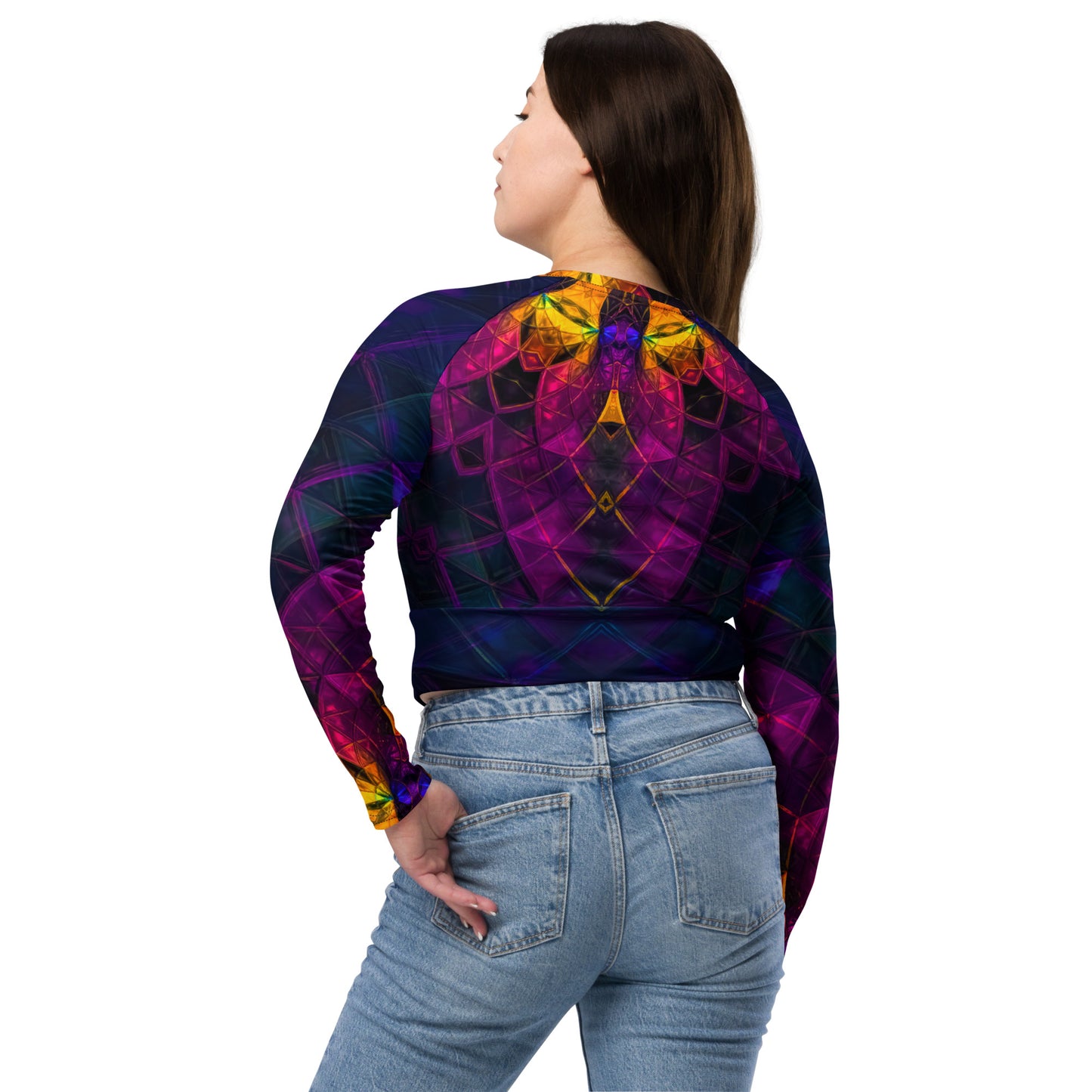 Long Sleeve Cropped Rashguard - Model Selection