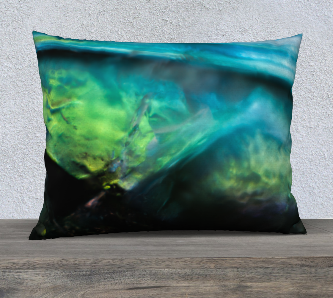 Opalescent Depths -  Standard 26”x20” Bed Pillow Case