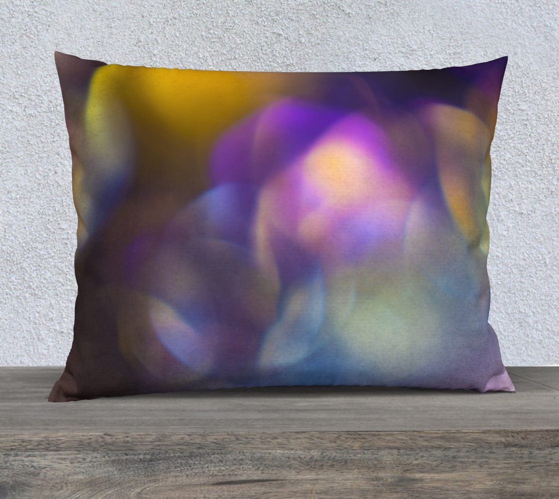 Rainbow Aura Bubbles - Standard 26”x20” Bed Pillow Case