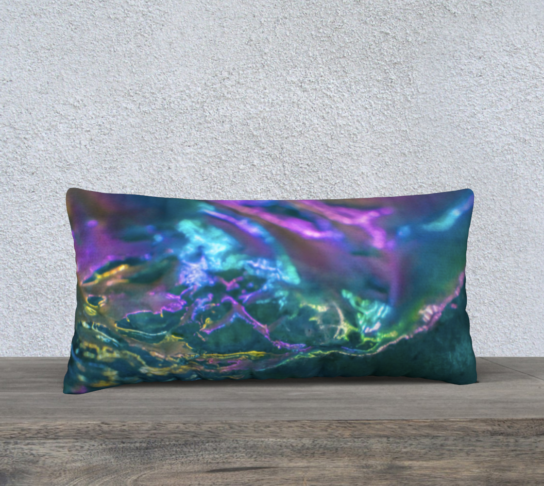 Crystal Mountain of Pastel - Long 24”x12” Pillow Case