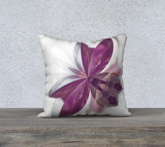 Moth of Amethyst - Square 18”x18” Pillow Case