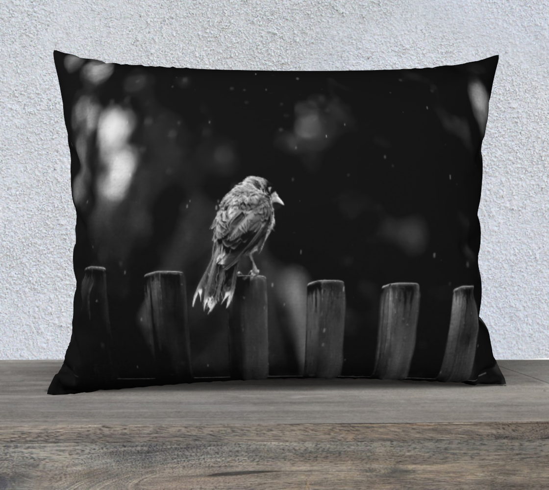 Wet Feathers & Moody Days - Standard 26”x20” Bed Pillow Case