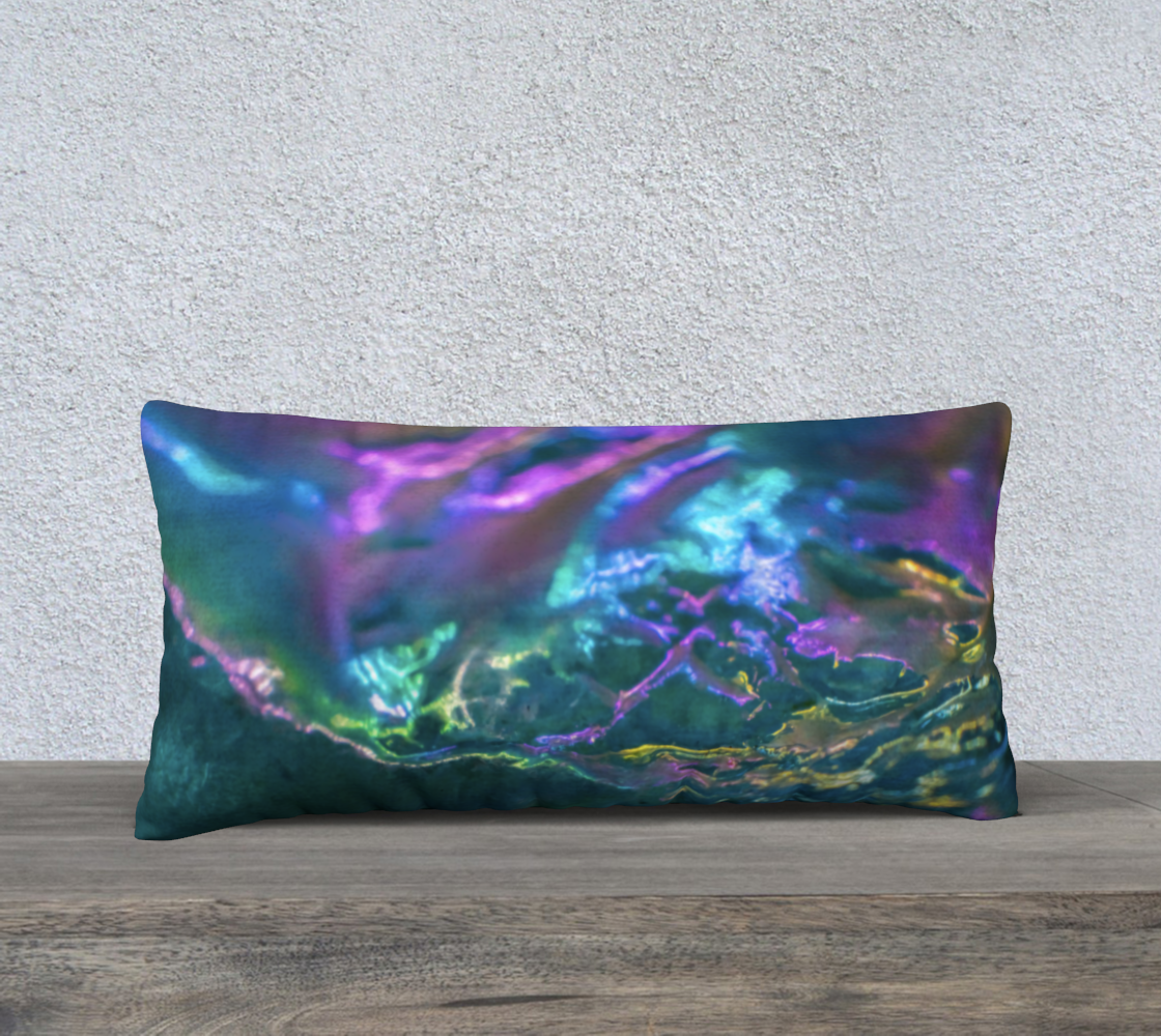 Crystal Mountain of Pastel - Long 24”x12” Pillow Case