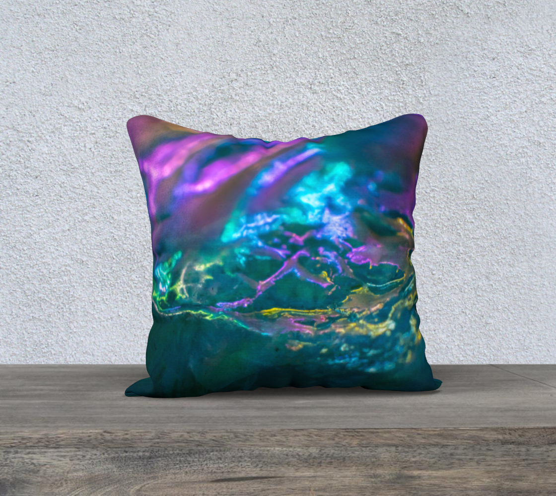 Crystal Mountain of Pastel - Square 18”x18” Pillow Case