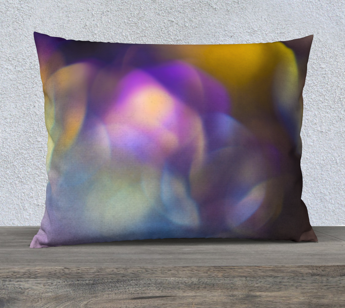 Rainbow Aura Bubbles - Standard 26”x20” Bed Pillow Case