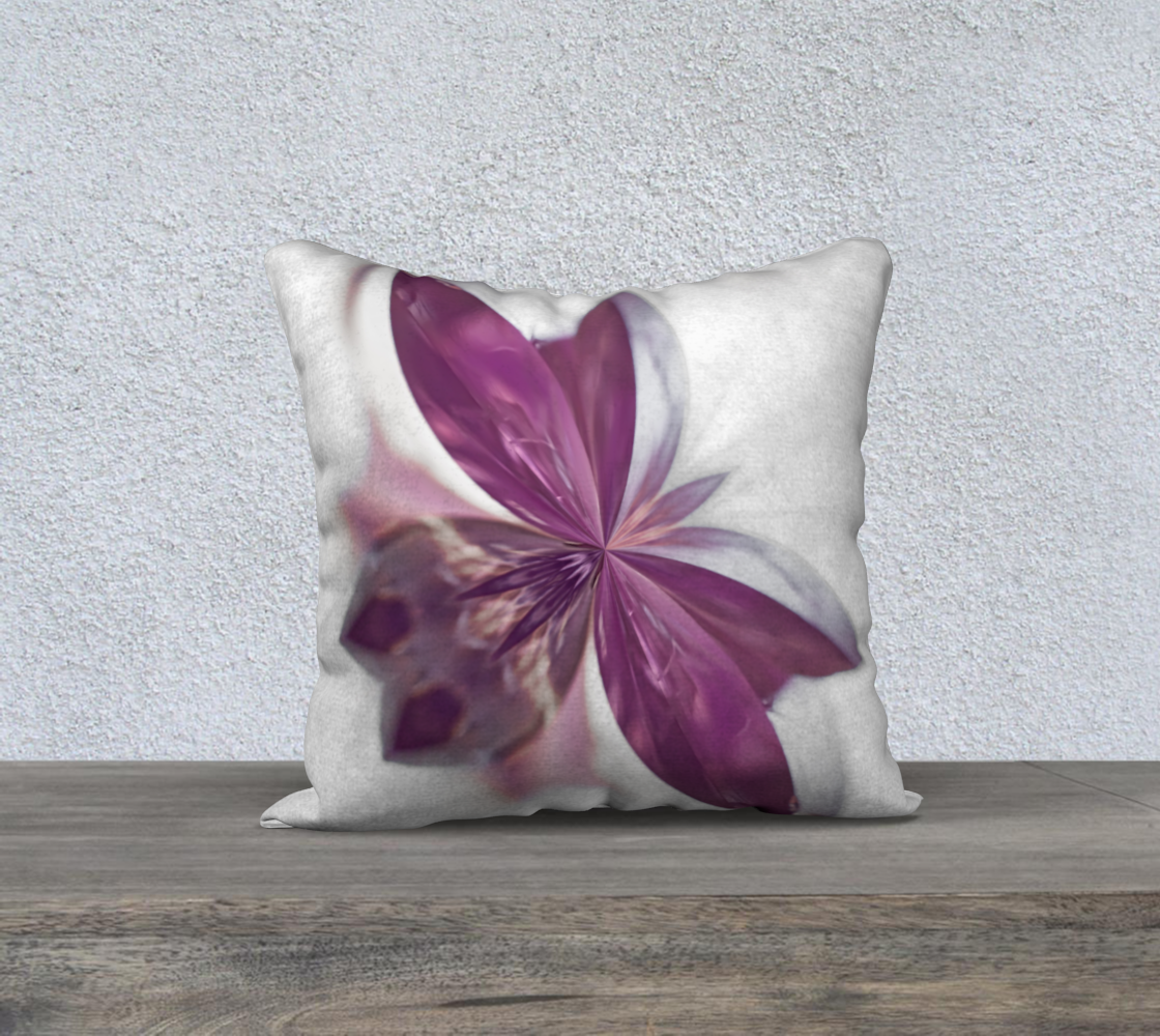 Moth of Amethyst - Square 18”x18” Pillow Case