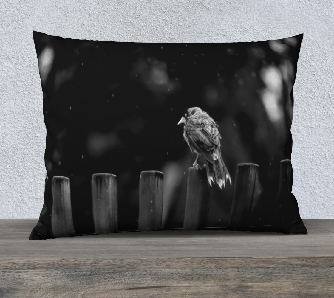 Wet Feathers & Moody Days - Standard 26”x20” Bed Pillow Case