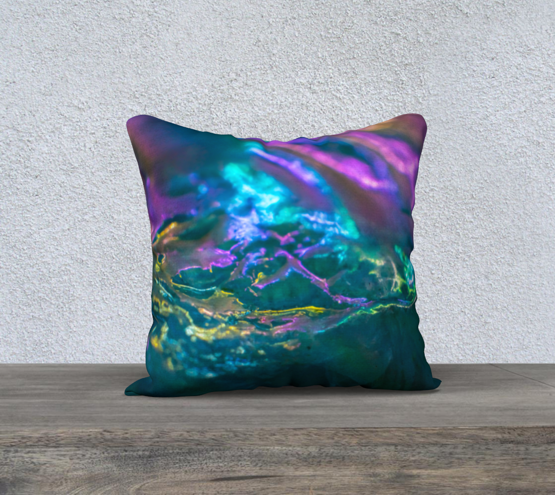 Crystal Mountain of Pastel - Square 18”x18” Pillow Case