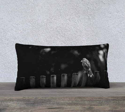 Wet Feathers & Moody Days - Long 24”x12” Pillowcase